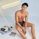 Starry Night Low Waist Swim Trunks